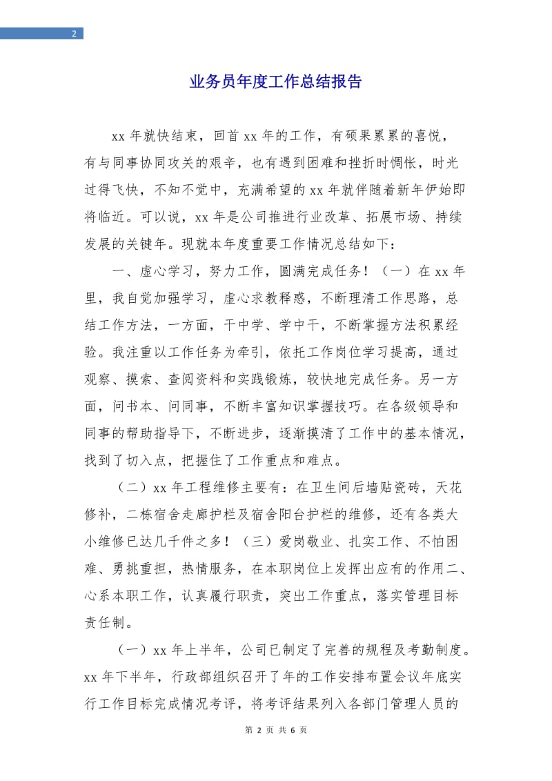 业务员年度工作总结报告.doc_第2页