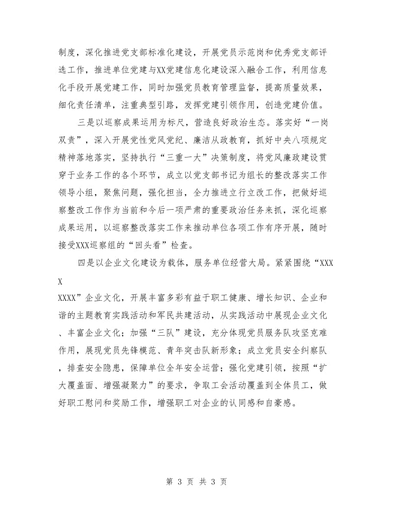 2019年度抓党建述职报告（公司党支部书记）.doc_第3页