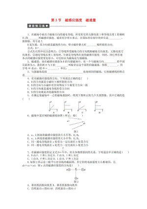 2017-2018學(xué)年高中物理 第3章 磁場(chǎng) 第3節(jié) 磁感應(yīng)強(qiáng)度 磁通量練習(xí) 教科版選修3-1.doc