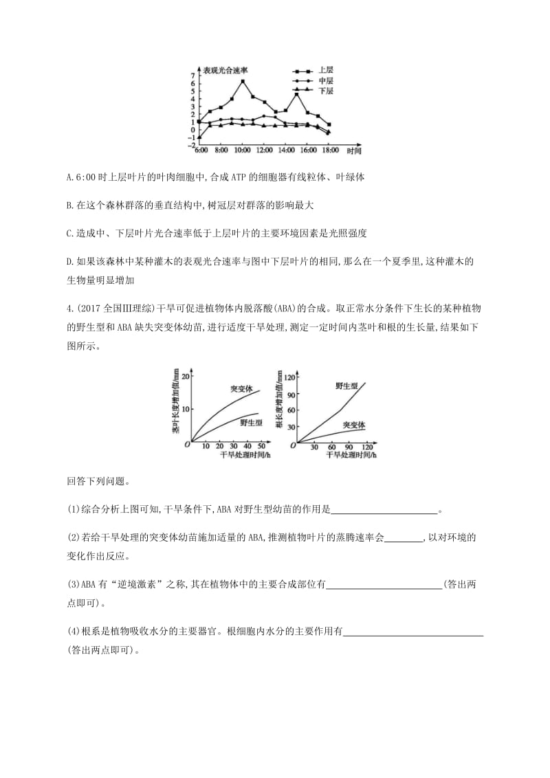 2019年高考生物二轮复习题型专项训练2坐标曲线类.docx_第2页