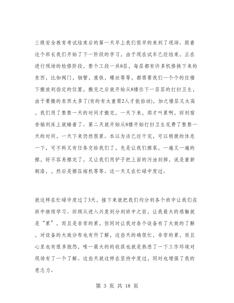 化工厂寒假实习总结范文.doc_第3页