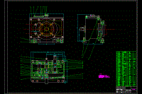 三級減速器的CAD圖紙