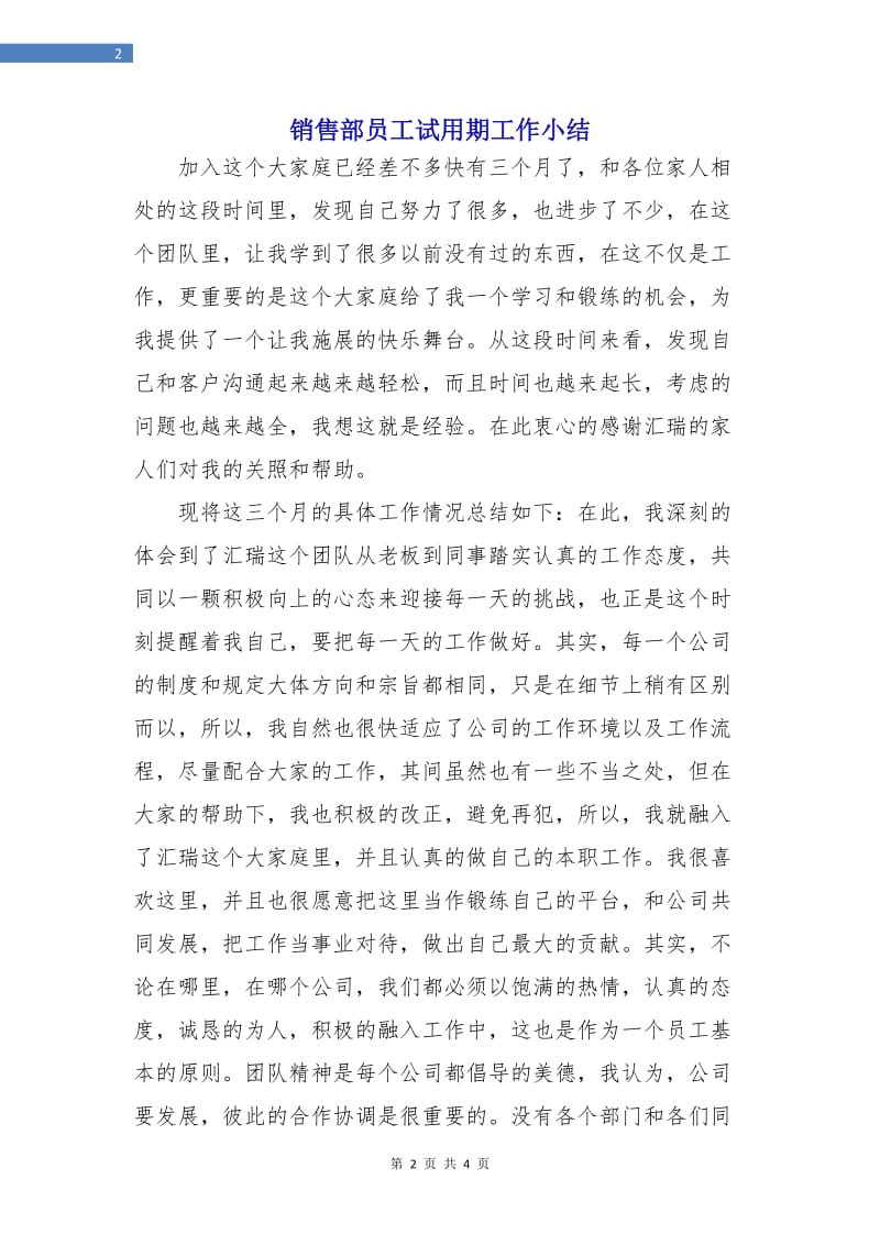 销售部员工试用期工作小结.doc_第2页