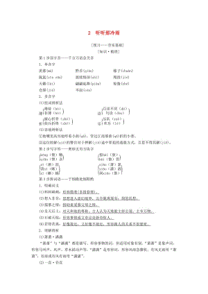 2018-2019學(xué)年高中語文 第1單元 山水神韻 2 聽聽那冷雨教師用書 魯人版必修2.doc