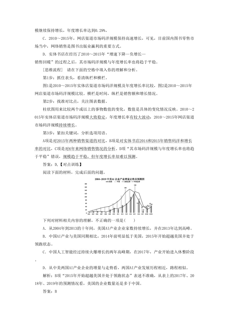 2019年高考语文高分技巧二轮复习 专题四 抢分点二 非连续性文本阅读的读图能力讲义（含解析）.doc_第2页