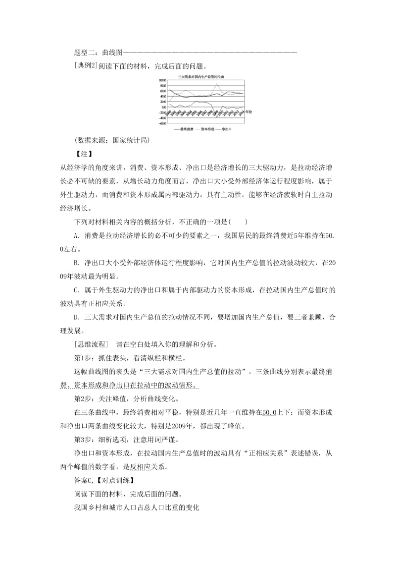 2019年高考语文高分技巧二轮复习 专题四 抢分点二 非连续性文本阅读的读图能力讲义（含解析）.doc_第3页