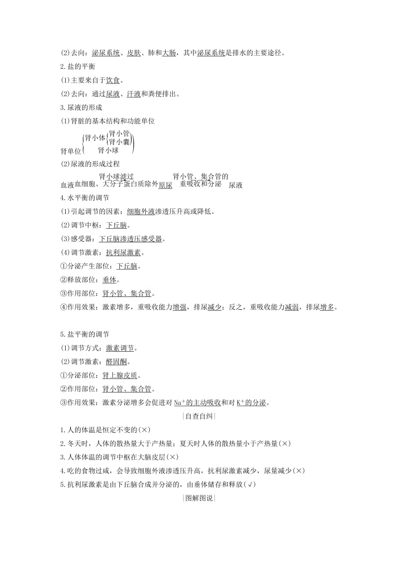 2018-2019版高中生物 第二章 生物的个体稳态 第一节 第2课 体温调节 水盐调节学案 苏教版必修3.doc_第2页