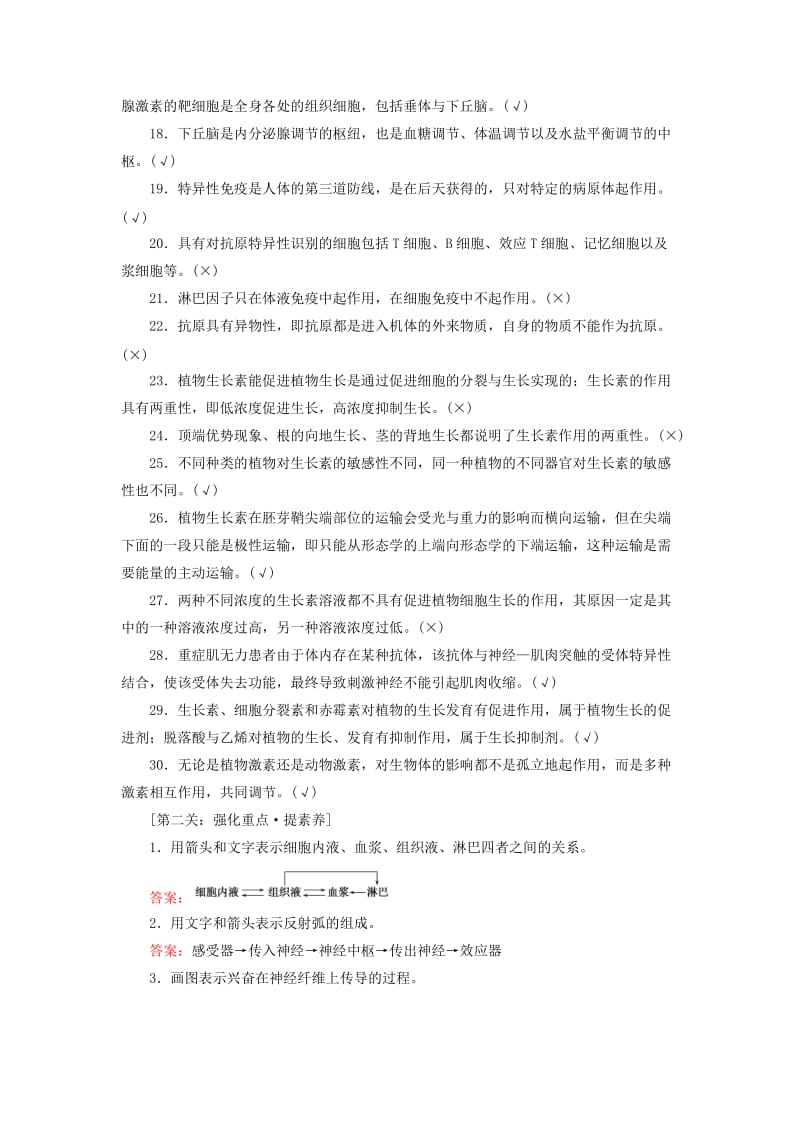 2020版高考生物新金典大一轮复习 阶段排查 回扣落实（七）（含解析）新人教版.doc_第2页