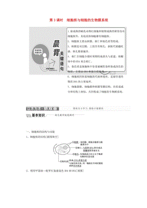 2018-2019學(xué)年高中生物 第三章 細胞的結(jié)構(gòu)和功能 第二節(jié) 細胞的類型和結(jié)構(gòu) 第3課時 細胞核與細胞的生物膜系統(tǒng)學(xué)案 蘇教版必修1.doc