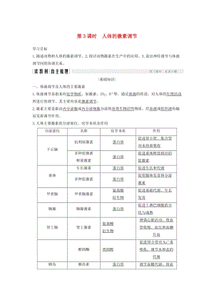 2018-2019版高中生物 第二章 生物的個體穩(wěn)態(tài) 第二節(jié) 第3課 人體的激素調(diào)節(jié)學(xué)案 蘇教版必修3.doc