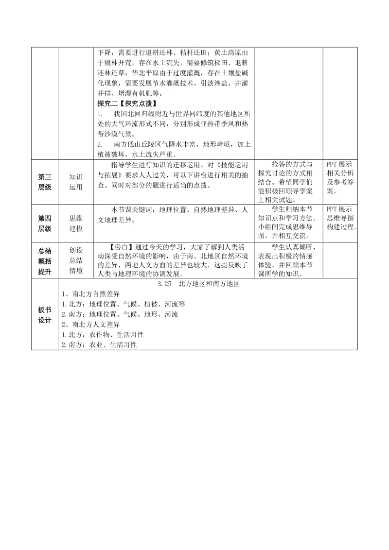 2019年高考地理总复习 区域地理——中国地理《北方地区和南方地区》教案.doc_第2页