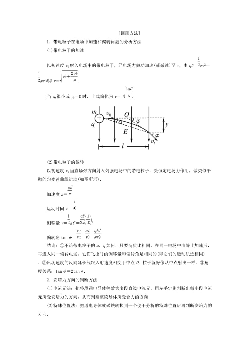 2019年高考物理大二轮复习 考前知识回扣 考前第6天 电场和磁场.doc_第2页