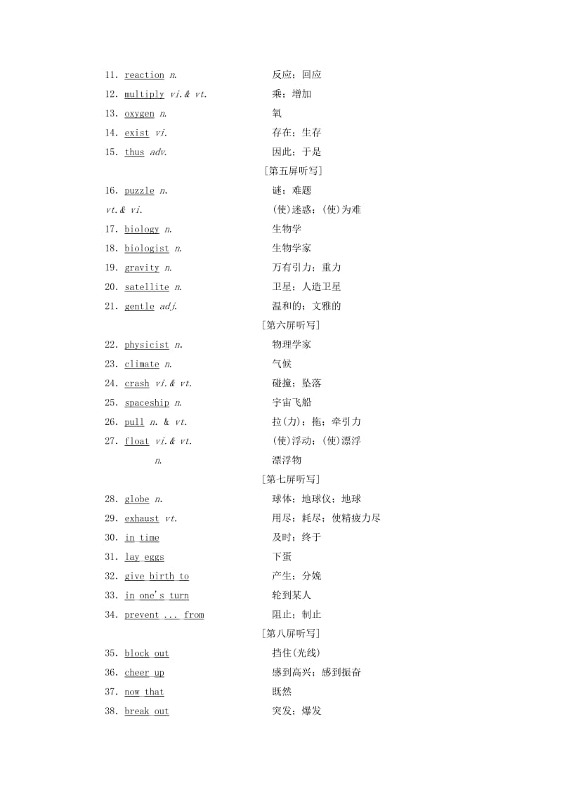 2018-2019学年高考英语一轮复习 Unit 4 Astronomy the science of the stars讲义 新人教版必修3.doc_第2页