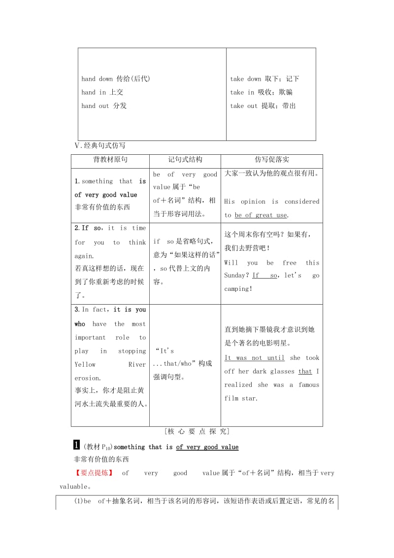 2018-2019学年高中英语 Unit 10 Money Section Ⅳ Language Points(Ⅱ)学案 北师大版必修4.doc_第3页