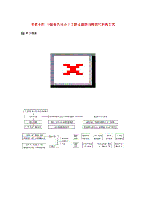 （通用版）2019版高考?xì)v史二輪復(fù)習(xí)與增分策略 板塊三 現(xiàn)代史部分 專題十四 中國特色社會(huì)主義建設(shè)道路與思想和科教文藝學(xué)案.doc