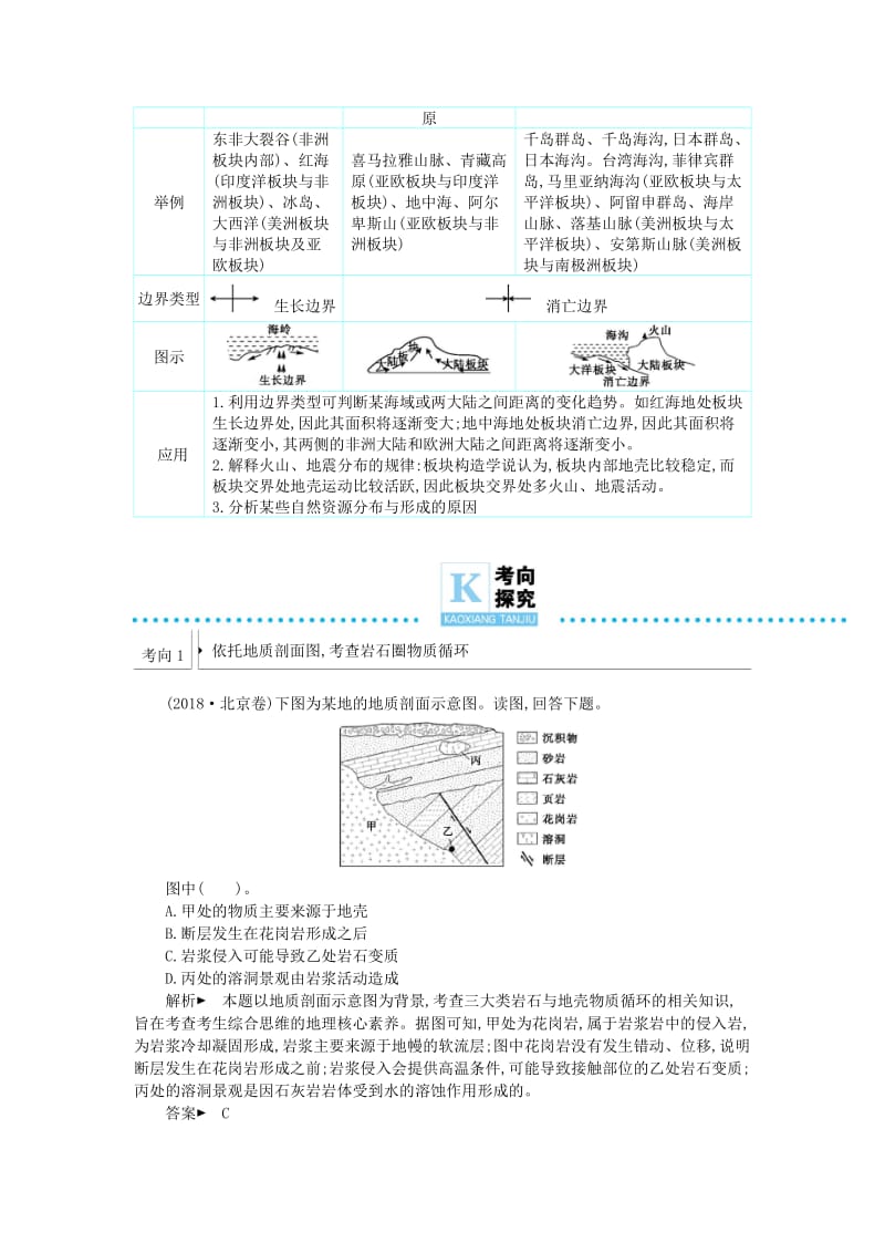 2019届高三地理二轮复习 专题4 地表形态变化学案.docx_第3页