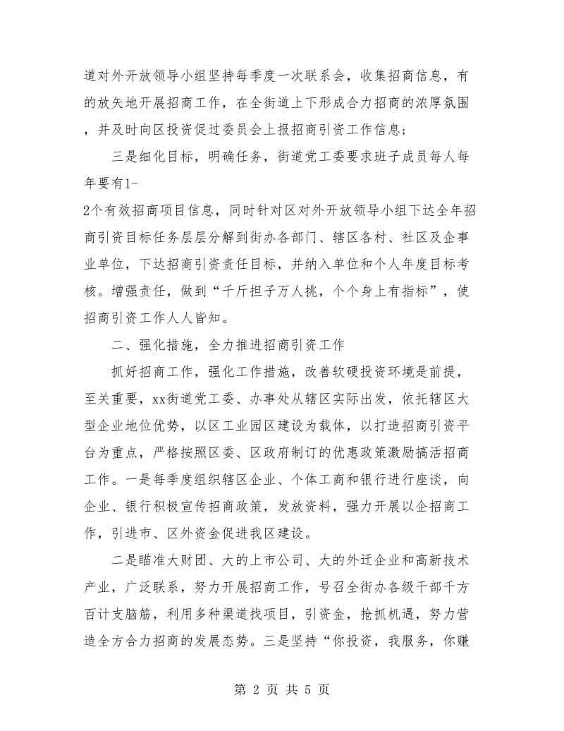 政府招商引资年终个人总结.doc_第2页