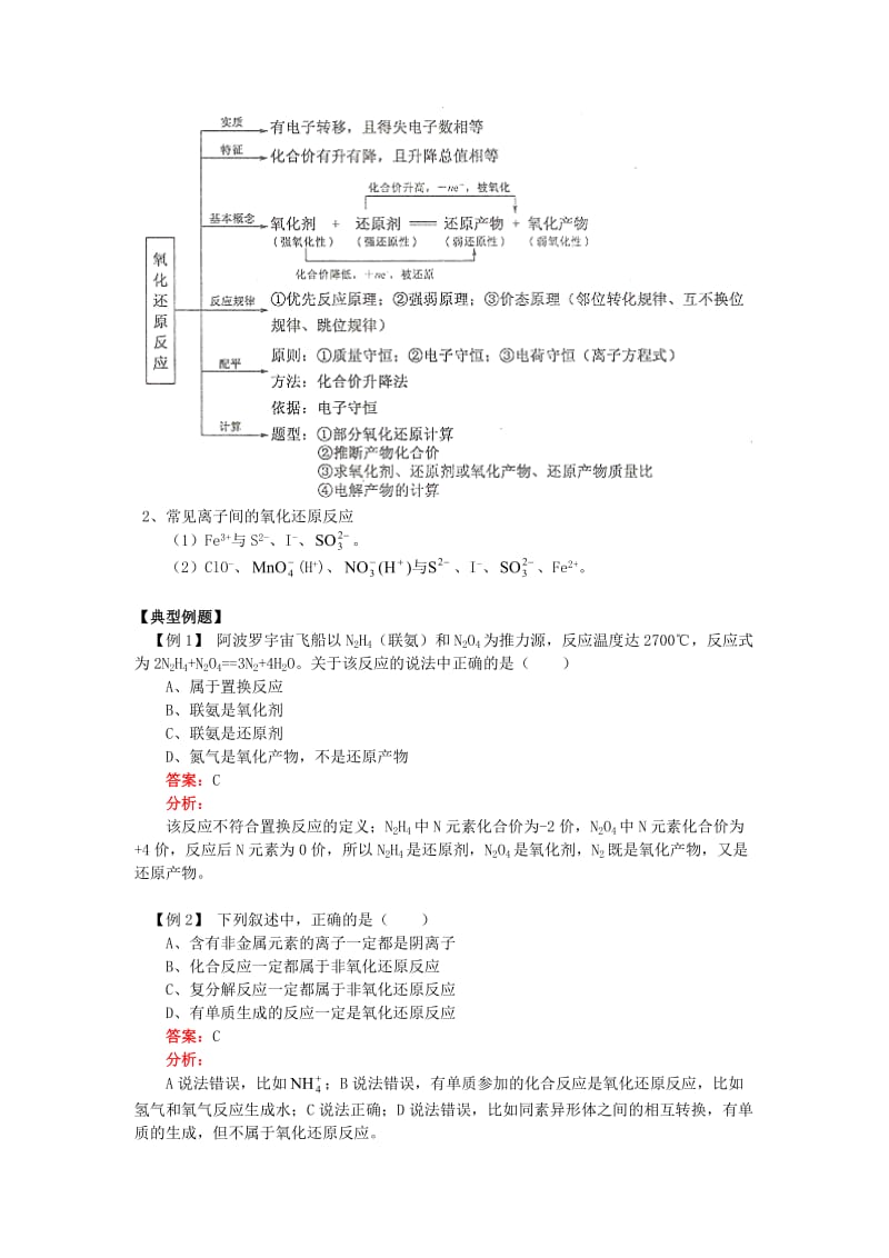 2018高考化学第二轮复习 专题 氧化还原反应学案 鲁科版.doc_第2页