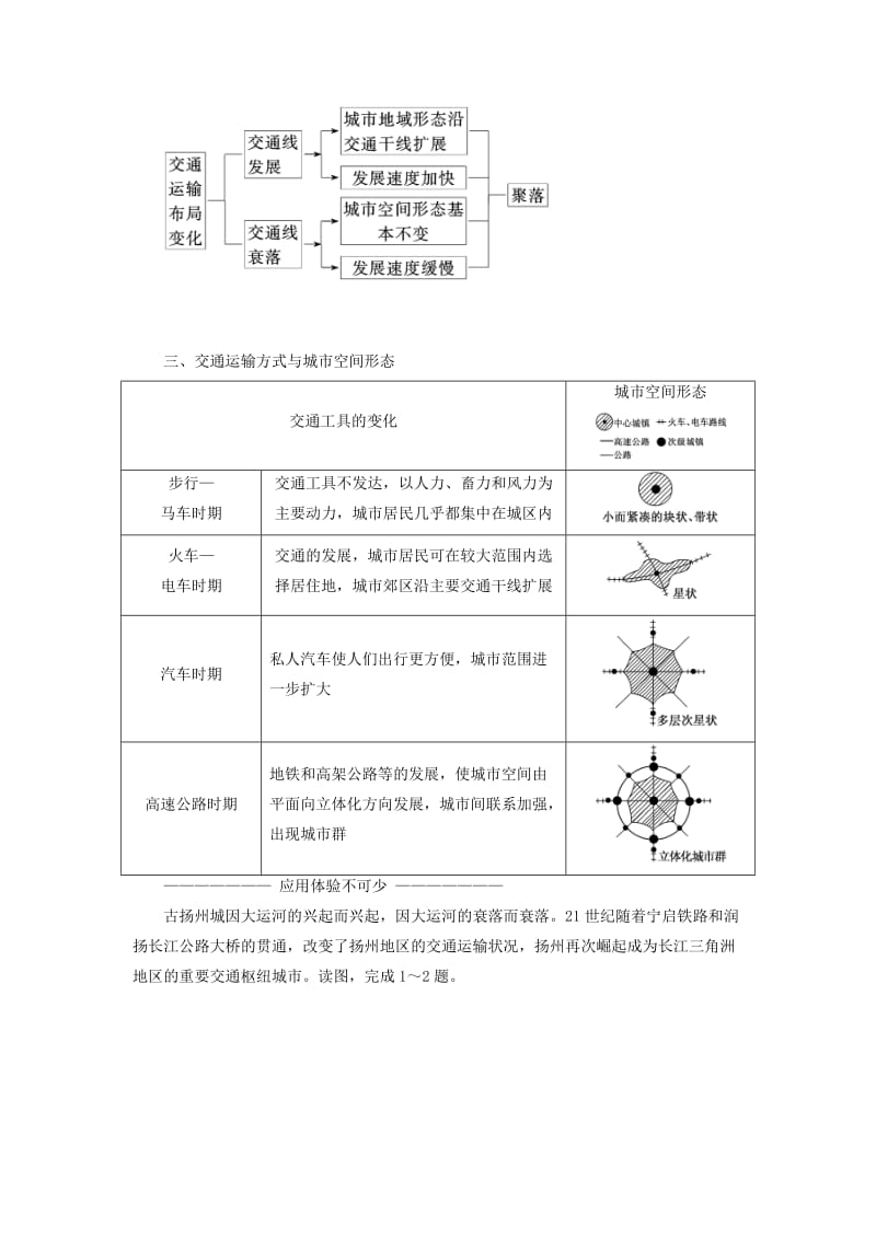 2019高中地理 第四单元 人类活动的地域联系 第三节 交通与通信发展带来的变化学案（含解析）鲁教版必修2.doc_第3页