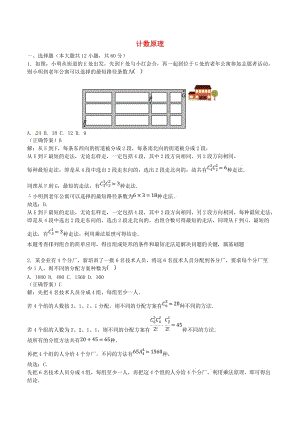 山東省齊河縣高考數(shù)學(xué)三輪沖刺 專題 計(jì)數(shù)原理練習(xí)（含解析）.doc