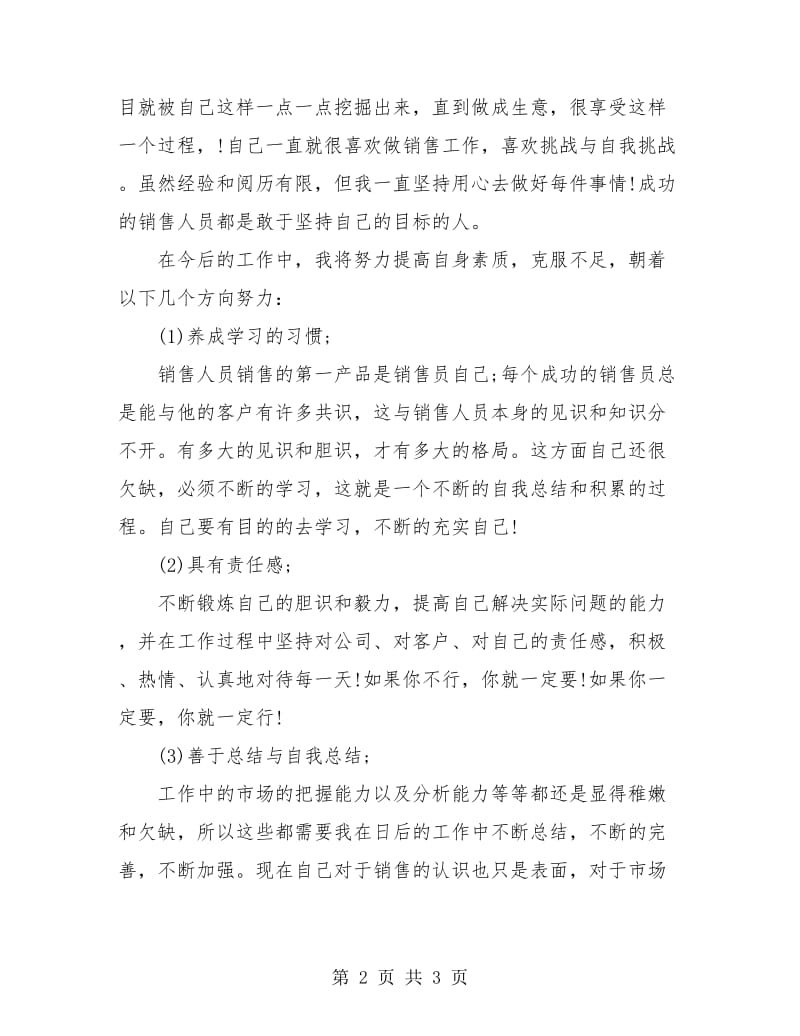 业务员工作月度总结与计划.doc_第2页