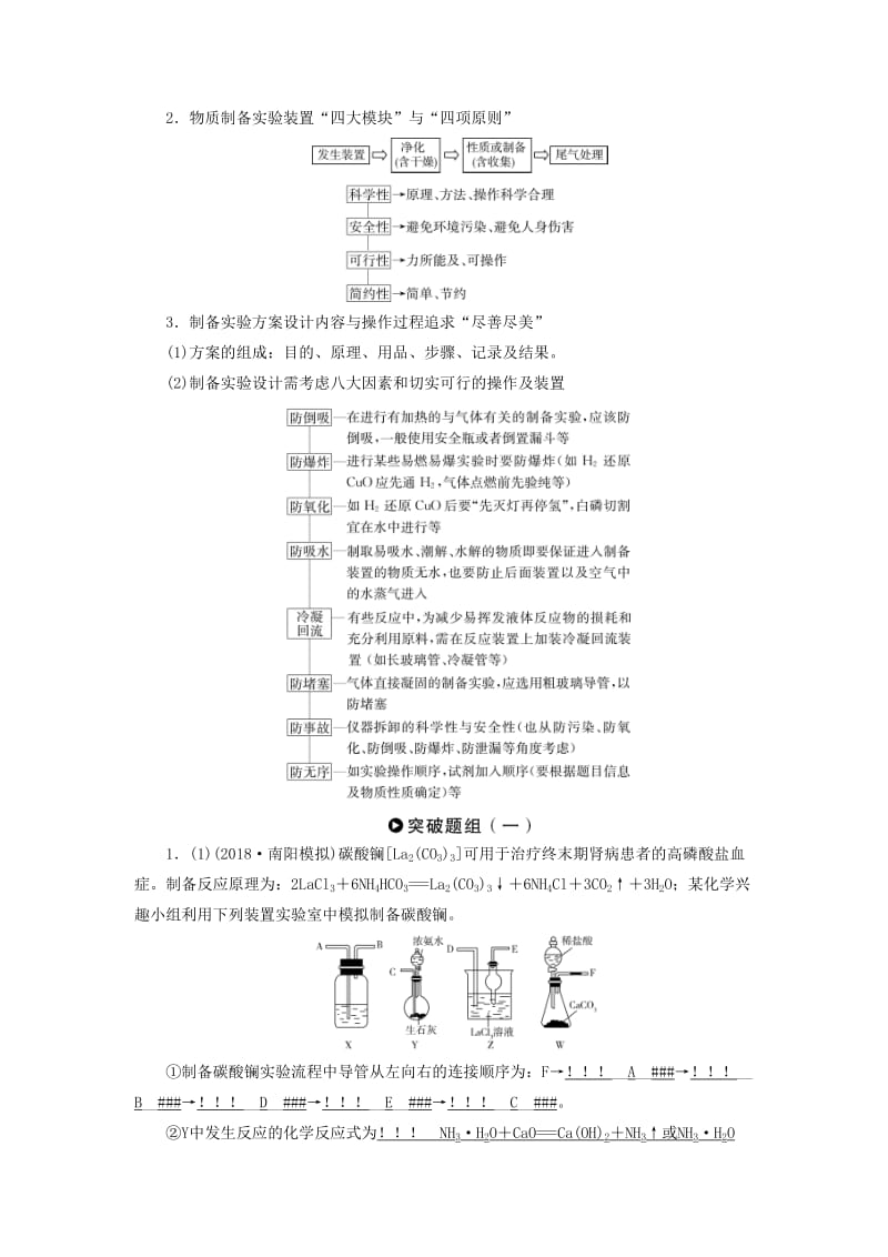 2019高考化学二轮复习 第1部分 第14讲 综合实验探究学案.docx_第2页