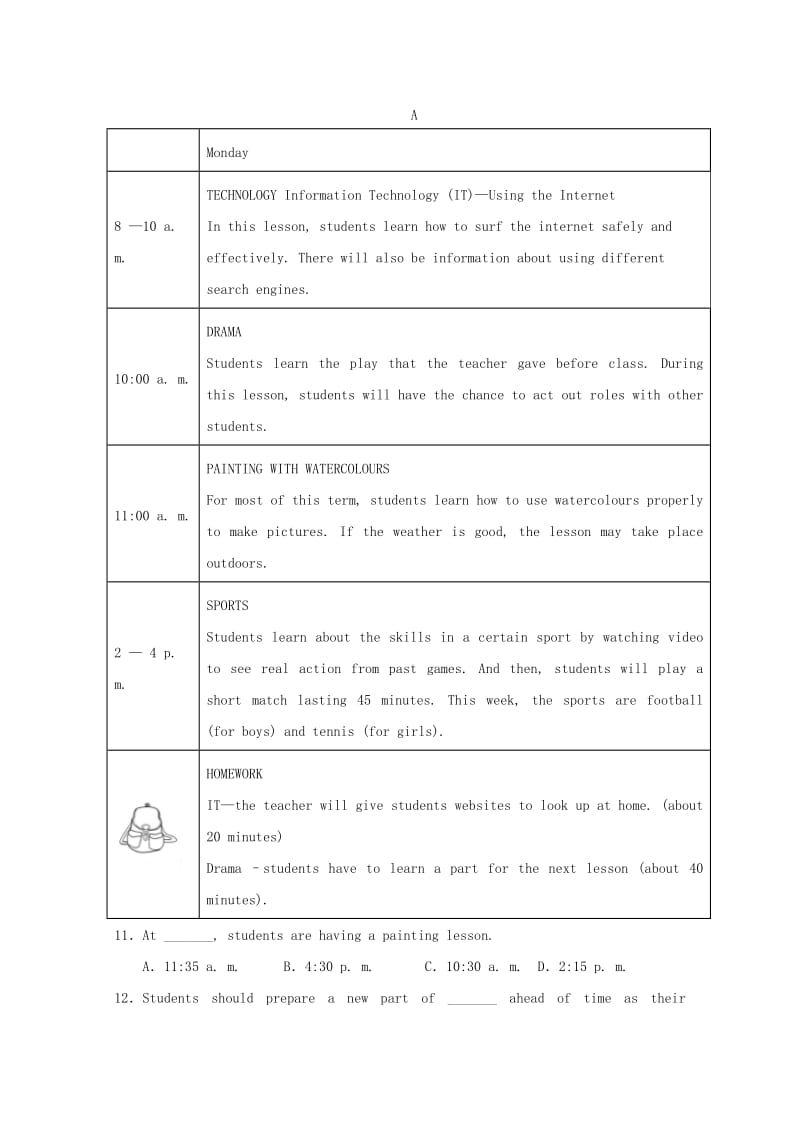 黑龙江省牡丹江市第一高级中学2018-2019学年高二英语下学期期中试题.doc_第2页