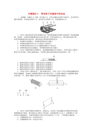 2019年高考物理二輪復習 專題強化十 帶電粒子在磁場中的運動.doc