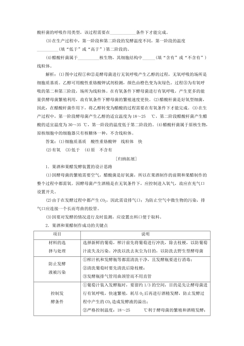 （全国通用版）2019版高考生物一轮复习 选考部分 生物技术实践学案.doc_第2页