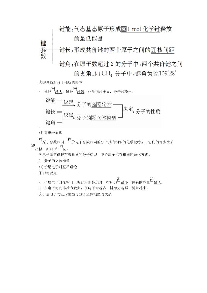 2020年高考化学一轮总复习 第十二章 第37讲 分子结构与性质学案（含解析）.doc_第2页