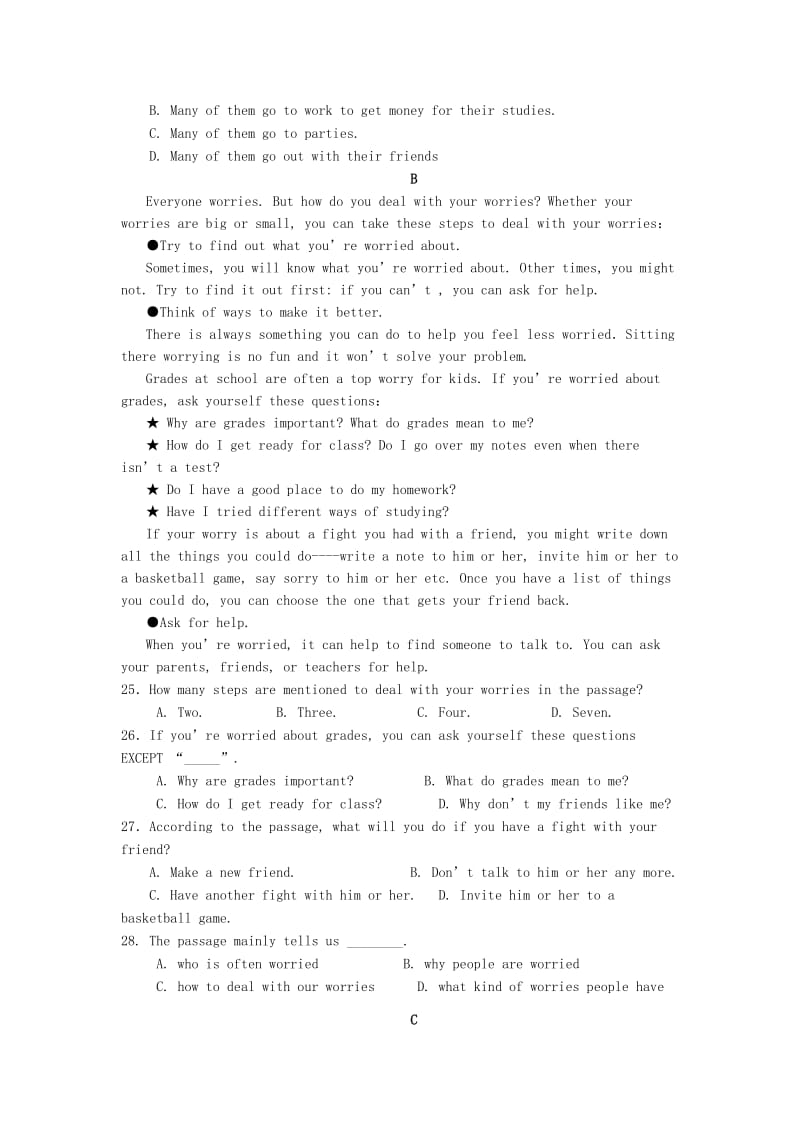 2018-2019学年高二英语10月月考试题.doc_第3页