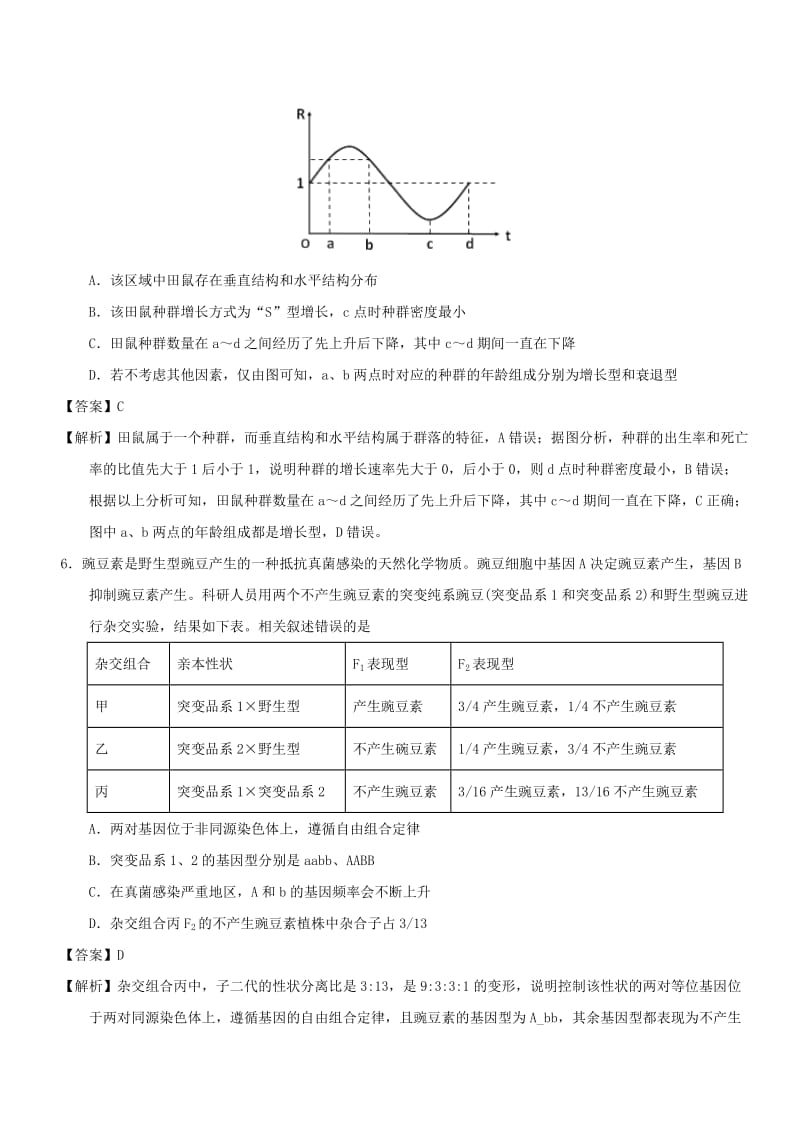 2018年高考理综选择题专项训练(16).doc_第3页