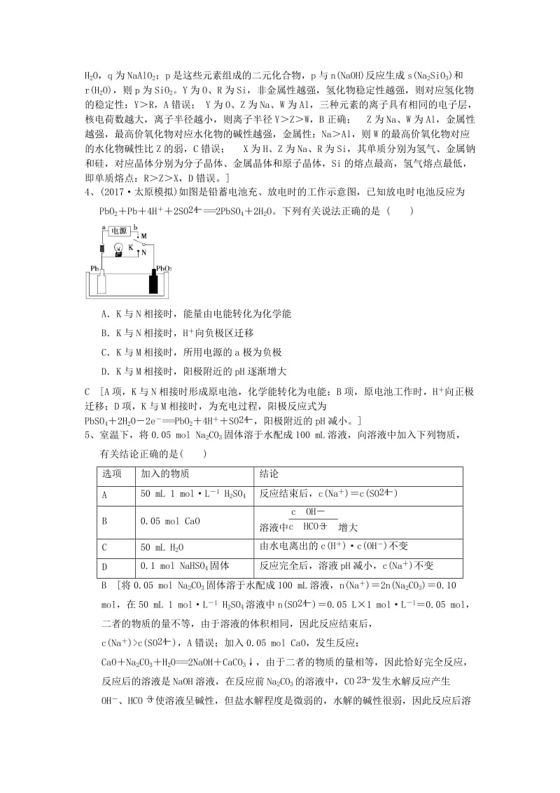 2019高考化学一轮基础夯实练5含解析新人教版.doc_第2页