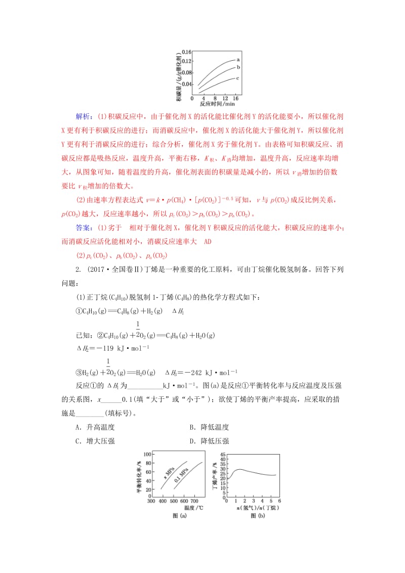 2020年高考化学一轮复习 高考热考题型攻关（十一）（含解析）.doc_第2页