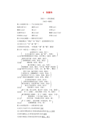 2018-2019學(xué)年高中語文 第2單元 探索科學(xué)奧秘 4 張衡傳教師用書 魯人版必修2.doc