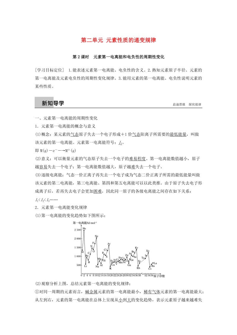 2018-2019版高中化学专题2原子结构与元素的性质第二单元元素性质的递变规律第2课时学案苏教版选修3 .docx_第1页