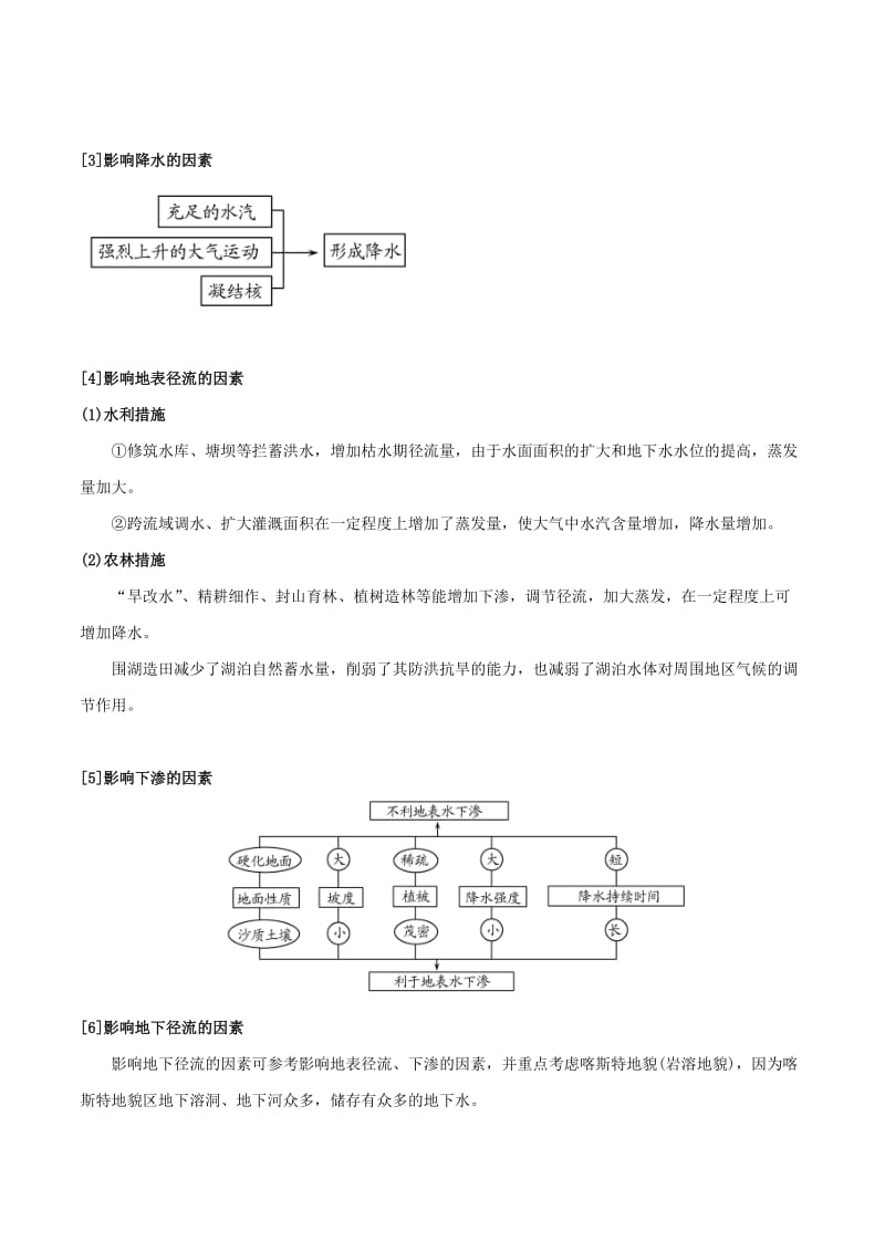 2019高考地理总复习 自然地理 第四章 地球上的水 第一节 水循环主题学案 新人教版必修1.doc_第2页