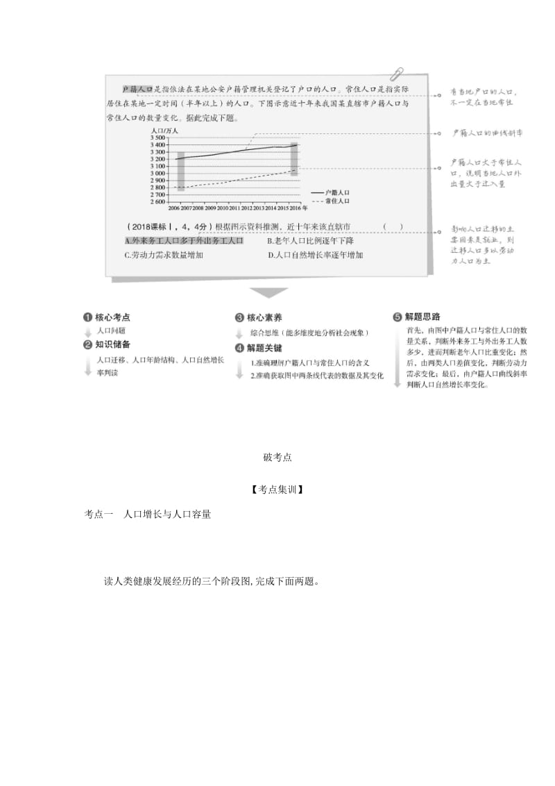 （A版）2020年高考地理总复习 专题七 人口的变化学案（含解析）.docx_第2页