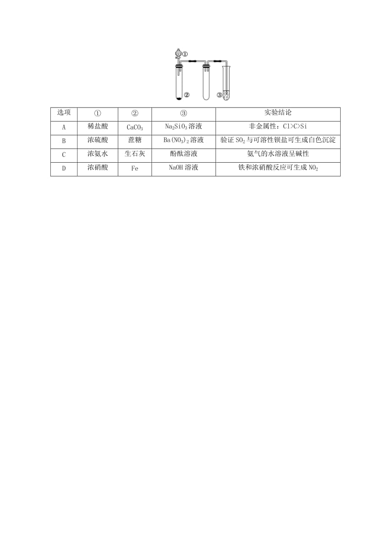 2019高考化学大二轮复习 模拟试题精编（八）.doc_第2页