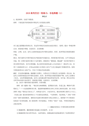 2019高考?xì)v史一輪練習(xí) 非選擇題（1）（含解析）新人教版.doc