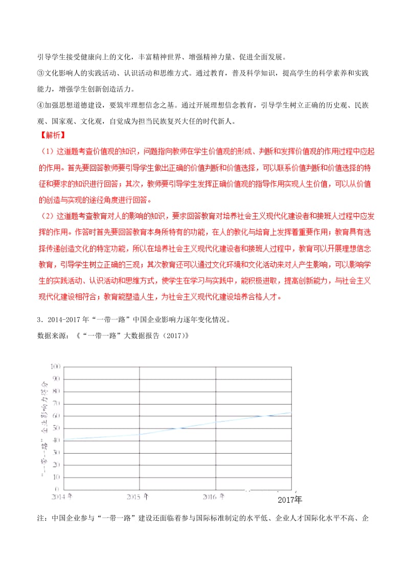 2019年高考政治 考纲解读与热点难点突破 专题15 长效热点专题探究热点难点突破.doc_第3页