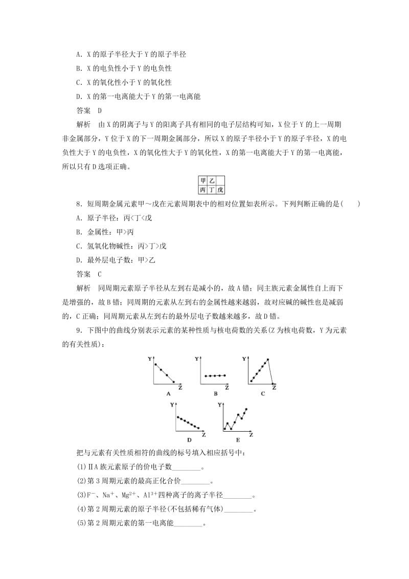 2018-2019学年高中化学 第1章 原子结构专项训练 鲁科版选修3.docx_第3页