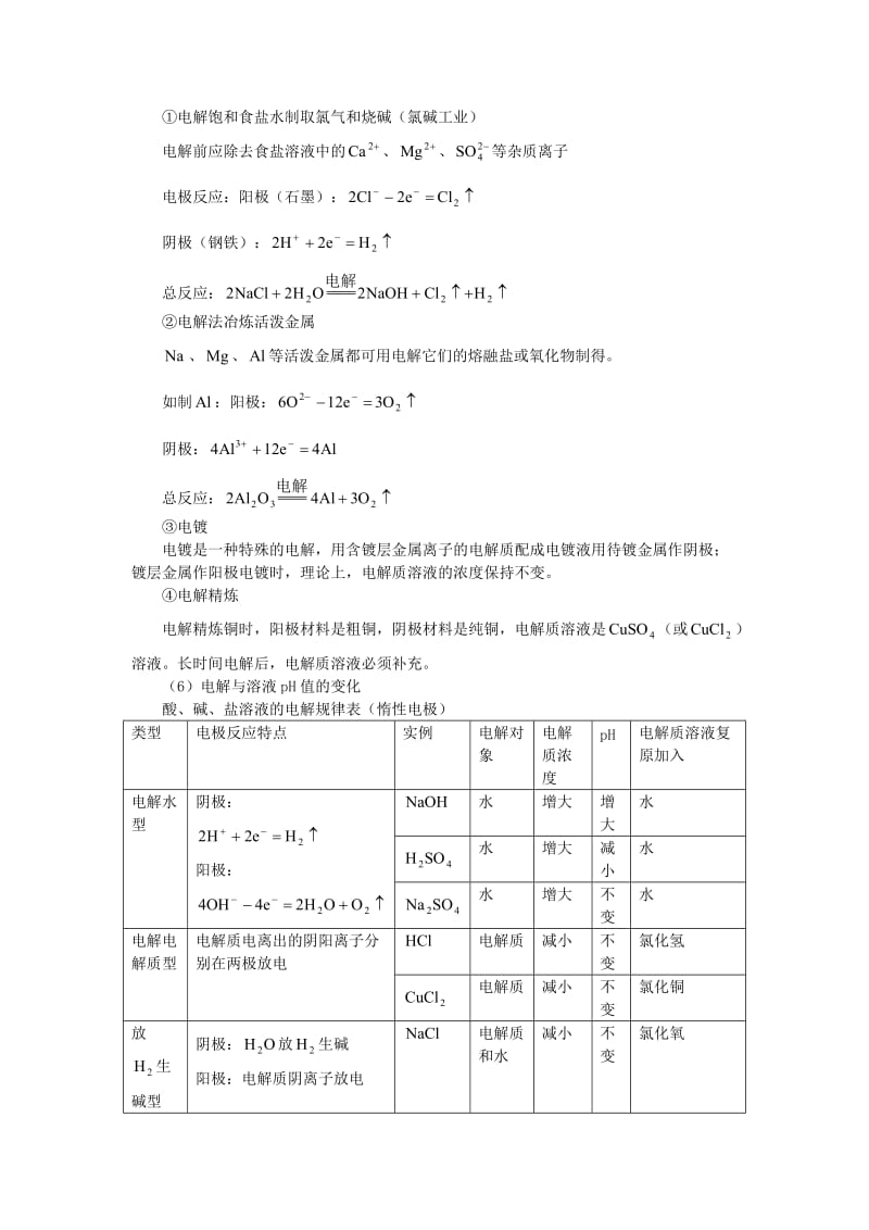 2018高考化学第一轮复习 专题 电能转化为化学能 电解学案 鲁科版.doc_第3页