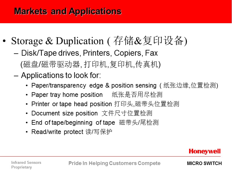 Honeywell紅外傳感器市場及應(yīng)用.ppt_第1頁