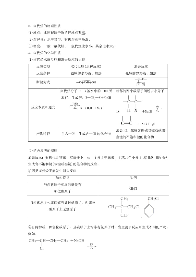 2019版高考化学大一轮复习专题10有机化学基础第三单元烃的衍生物加试学案.doc_第2页