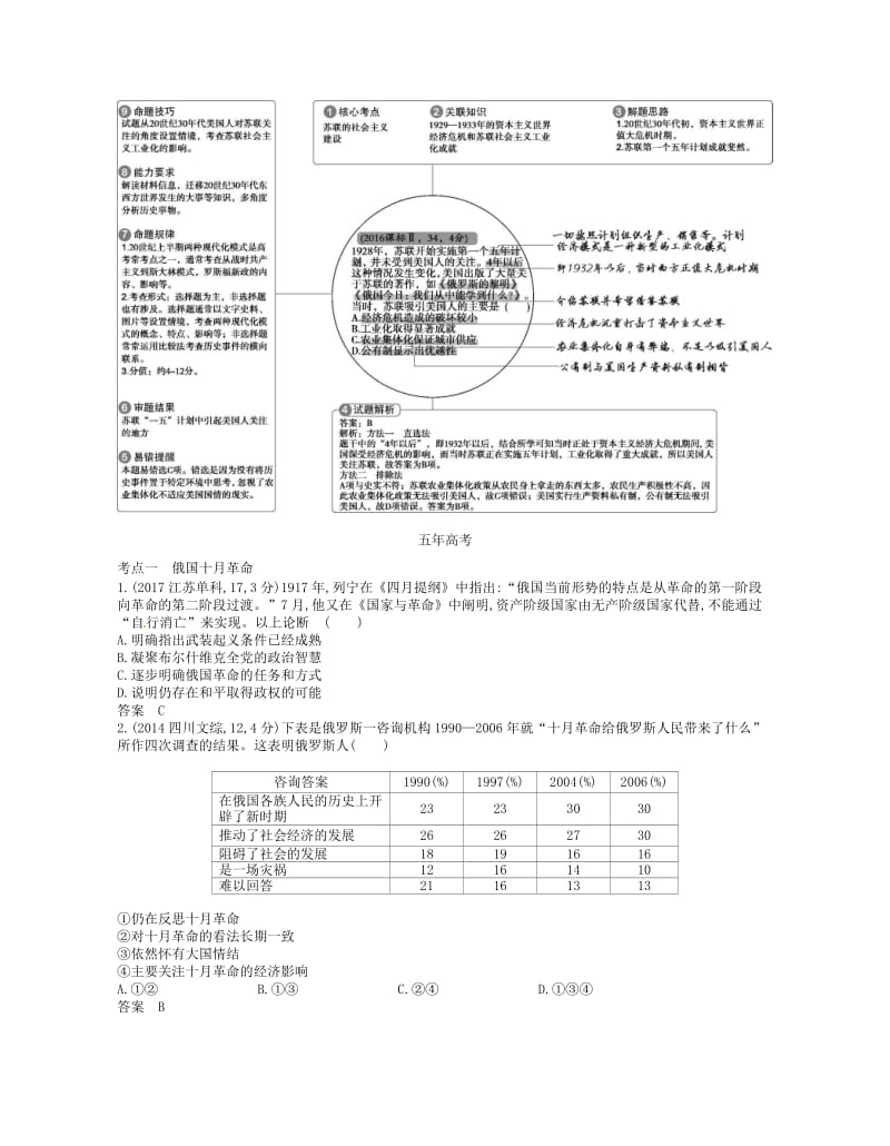 （新课标版）2019版高考历史一轮复习 第十六单元 20世纪上半期现代化模式的探索讲学案.doc_第2页