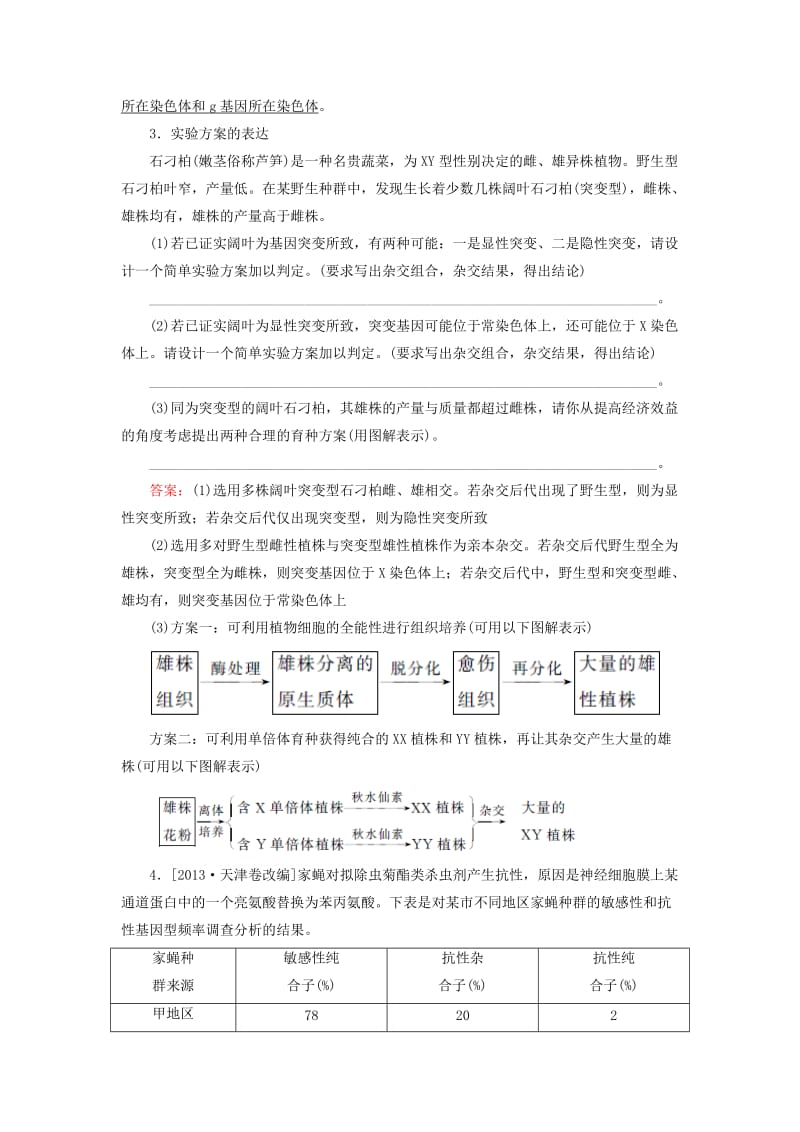 2020版高考生物新金典大一轮复习 阶段排查 回扣落实（六）（含解析）新人教版.doc_第3页