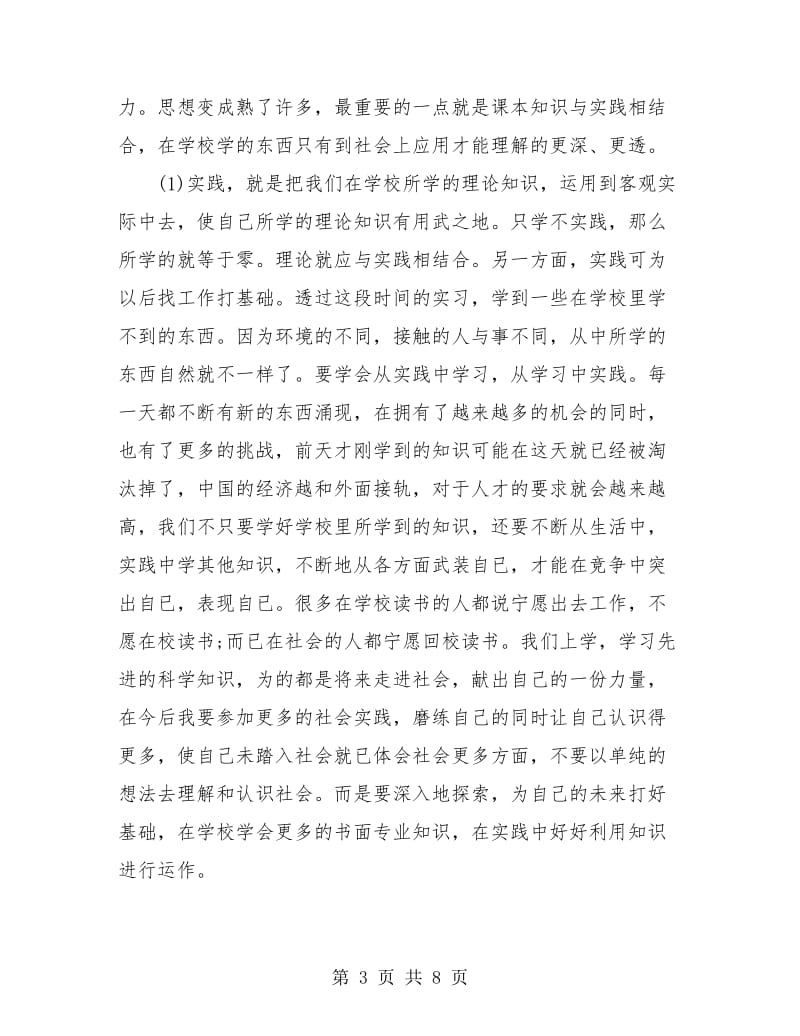 个人实习总结(三篇).doc_第3页