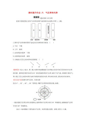 2019版高考地理一輪復習 課時提升作業(yè)六 2.2 氣壓帶和風帶.doc