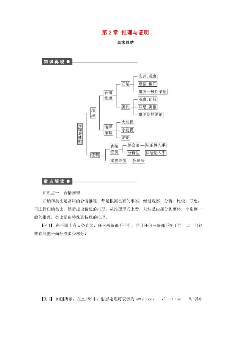 2018高中数学 第2章 推理与证明章末总结练习 苏教版选修1 -2.doc_第1页